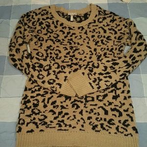 Leopard print sweater