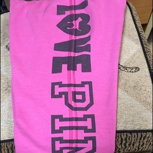 Victoria's Secret PINK pants.