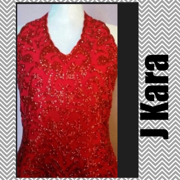 💍💎J Kara Mother-of-the-Bride Beaded Top