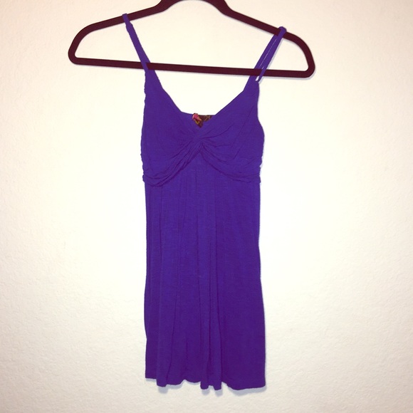 Forever 21 Flowy Blue Tank