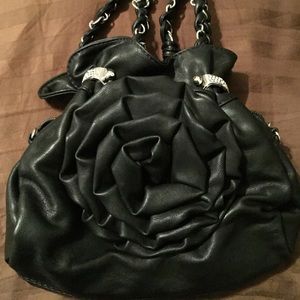 Black evening bag