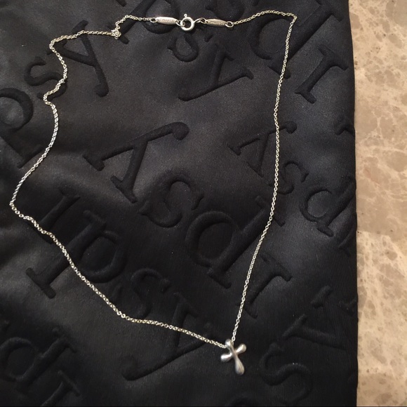 Tiffany &Co cross necklace