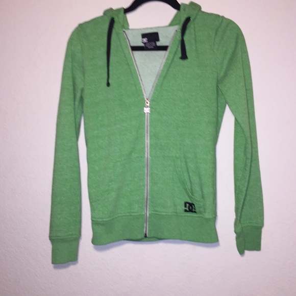 PacSun Lime Green ZipUp Hoodie