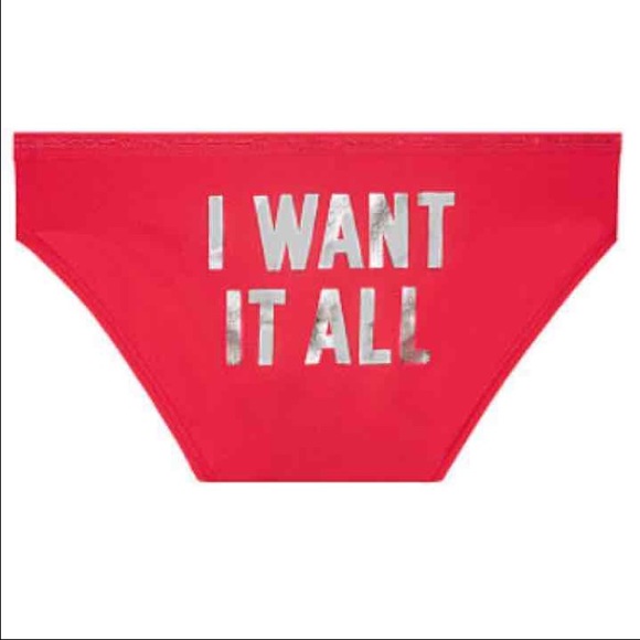 NWT I want it all panty