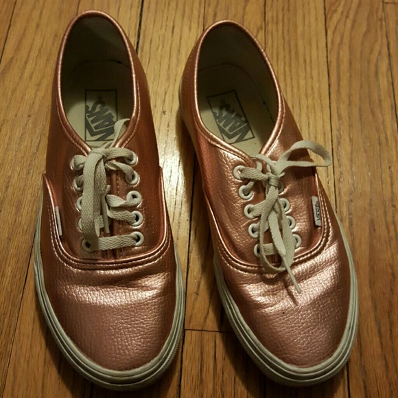 Rose gold vans
