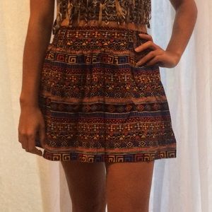 Forever 21 patterned skirt