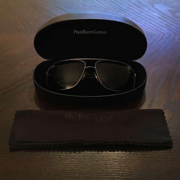 Polo Ralph Lauren Aviator Polarized Sunglasses