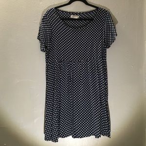 Printed Rayon Babydoll Dress