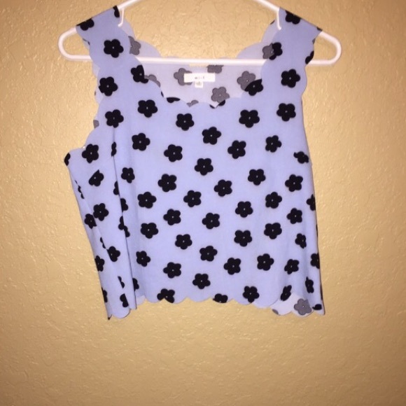 Buckle's Mine floral crop top