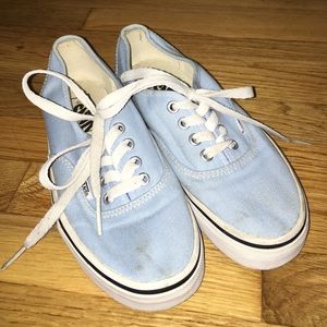 Sky blue classic vans