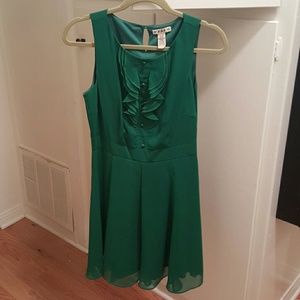 Sexy skater green dress NWT