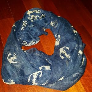 Lightweight nautical scarf