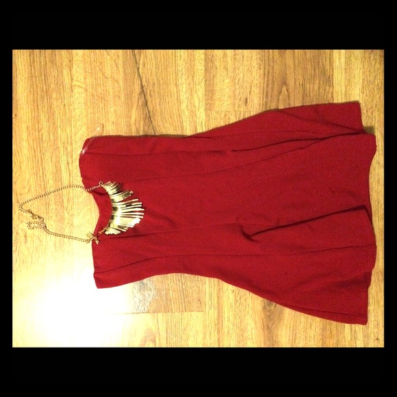 Red Skater Dress