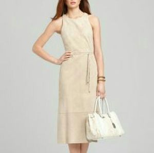 Elie Tahari Suede Dress