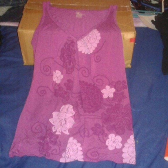 Purple and pink Gap tank top sz S