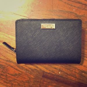 Kate Spade Medium Size Black Leather Wallet