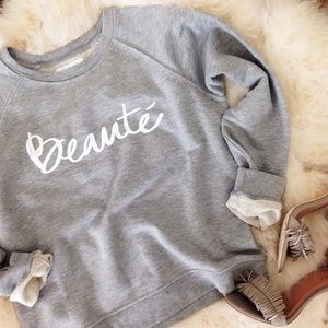 Shop SincerelyJules Sweaters - Shop SincerelyJules S Beaute sweater in grey NWT Shop SincerelyJules Sweaters - Shop SincerelyJules S Beaute sweater in grey NWT