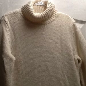 Cozy cream turtleneck sweater from Lucky Brand