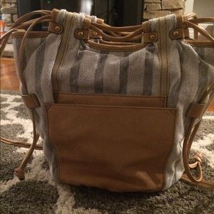 Kooba cloth and leather bag