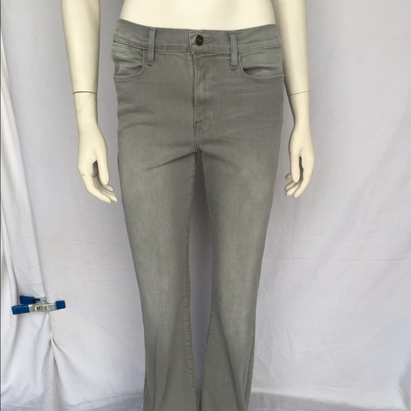 FRAME stretch bootleg colored jeans
