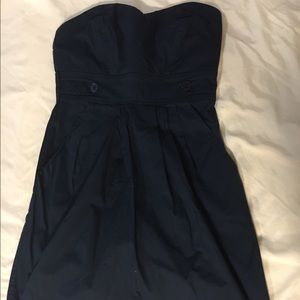 Great navy blue summer mini dress
