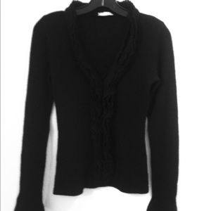 Casmari Ruffled Pullover Sweater