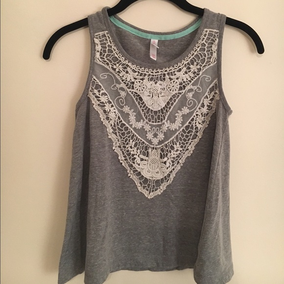 Gray & White Tank from Xhilaration - Picture 1 of 3