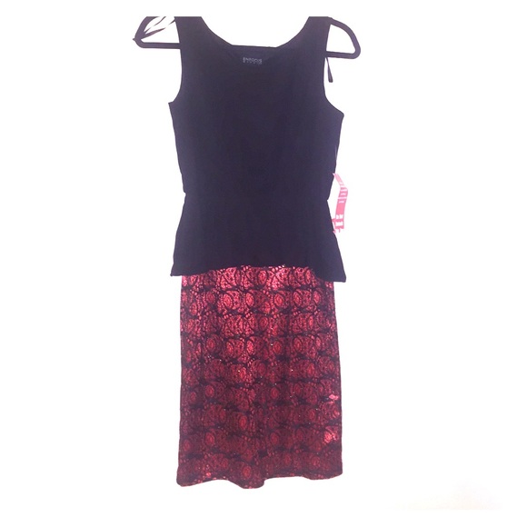 NWT Black and Red Dress