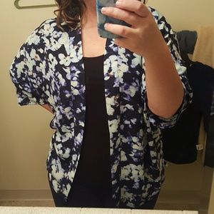 Dolman style "artist" cardigan