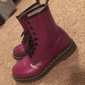 Air Water Purple Patent Leather Docs