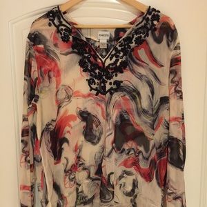 Rhinestone Embellished Blouse from Chico's