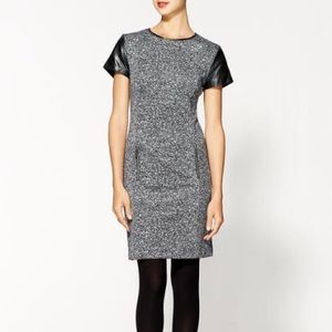 💥SOLD💥Michael Kors leather sleeve dress