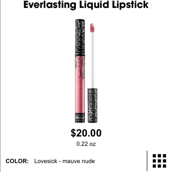 Kat Von D Lipstick in the color LoveSick