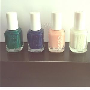 Set of Essie nail polishes