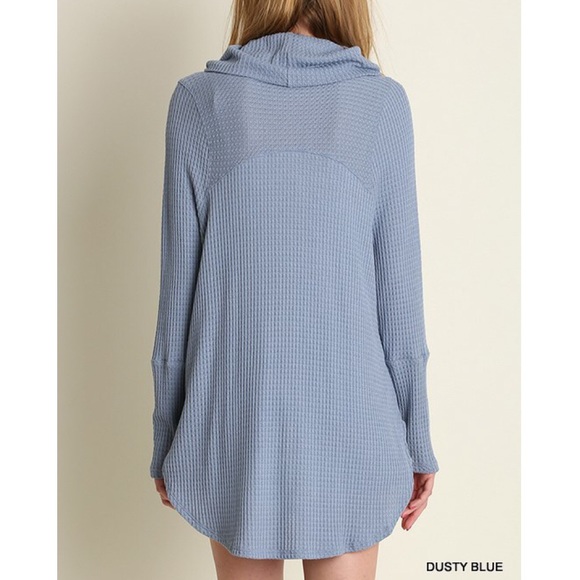 "Reflection" Cowl Neck Sweater Top - Picture 2 of 4