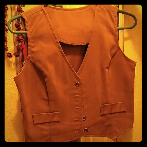 Brown vest