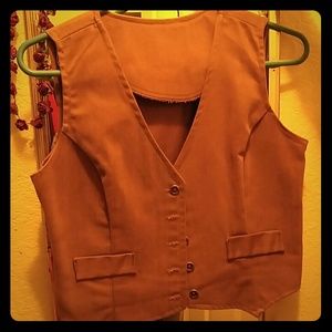 Brown vest