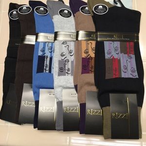 RIZZI brand men's dress socks - NWT