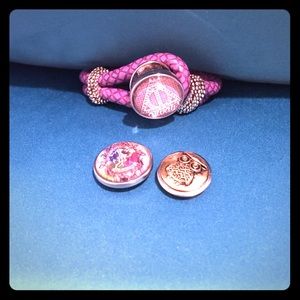 Interchangeable Harry Potter Purple Bracelet