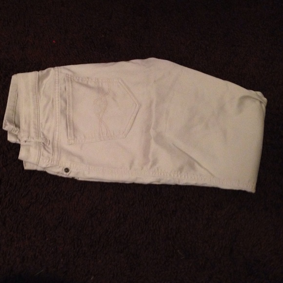 NY&C Tan dress type skinny pants