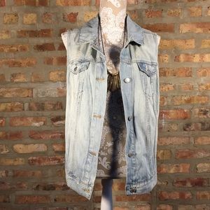 Custom Jean Jacket Vest - Old Navy San Francisco