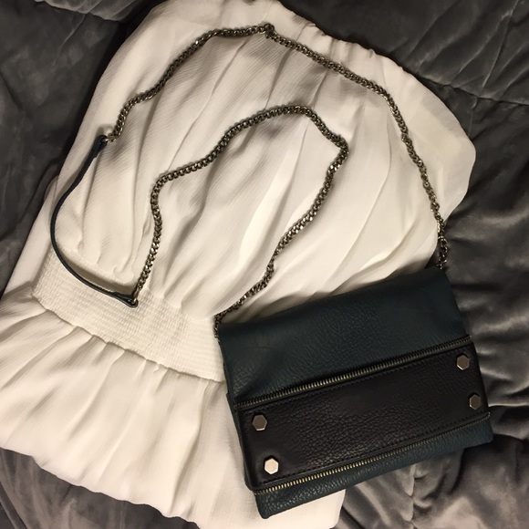faux leather crossbody clutch