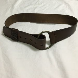 NEW Abercrombie & Fitch Genuine Leather Belt 44"