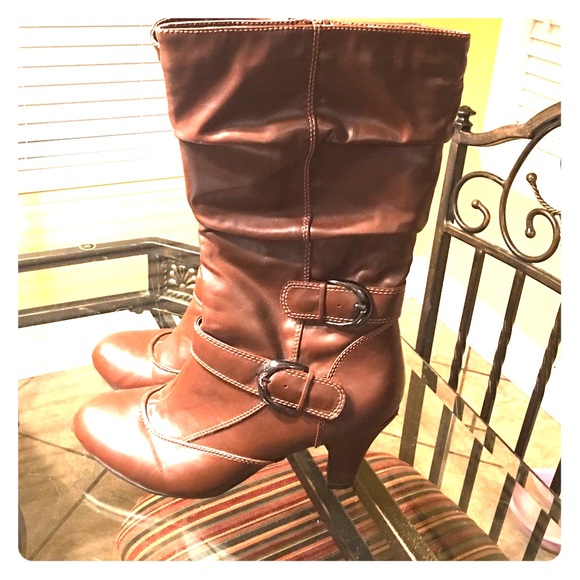 Brown Cognac Boots