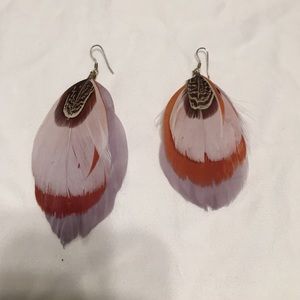 feather earrings
