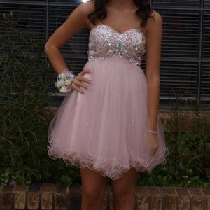 pink ALYCE Paris short homecoming/prom dress