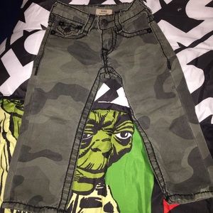 Toddler camo true religions