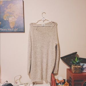 XL Knitted Cream Sweater