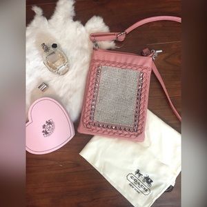 PINK CROSS-BODY JEWELED PURSE ♡