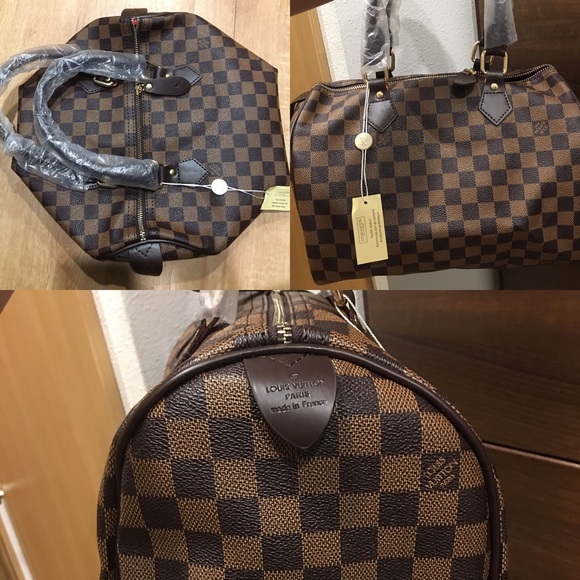 Checkered satchel